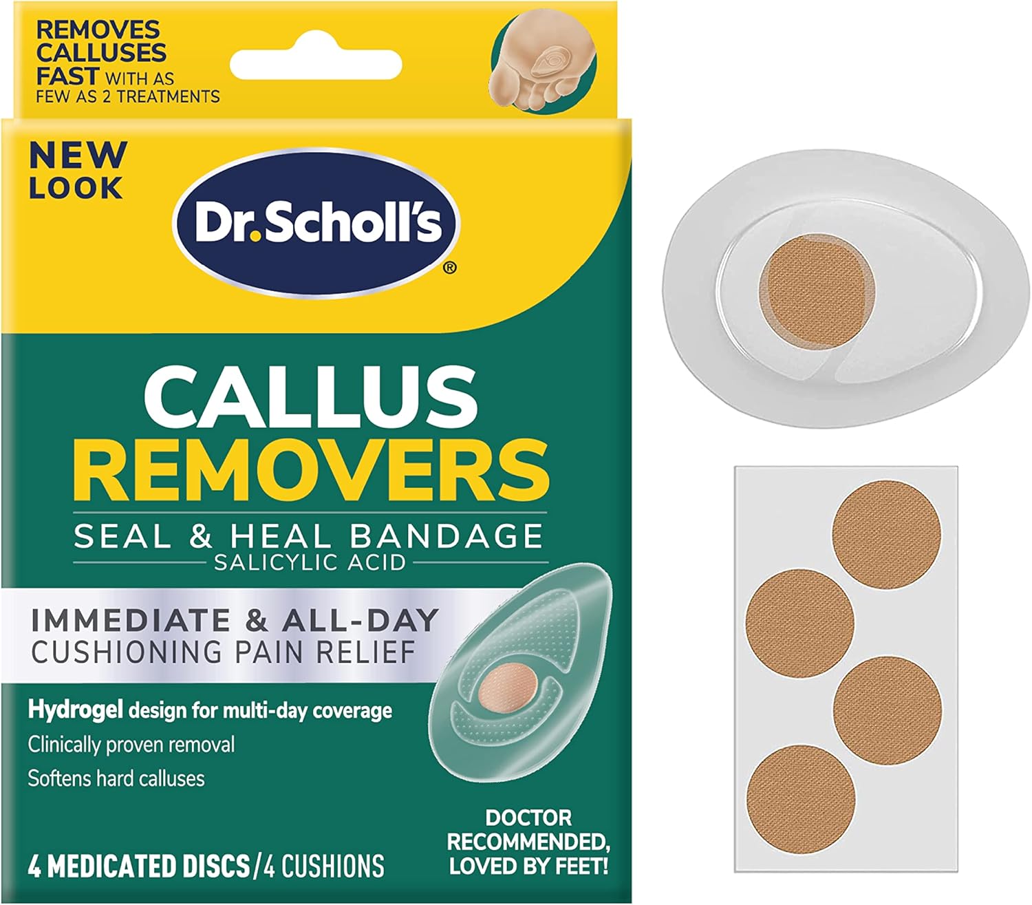 Dr. Scholl's Callus Remover with Advanced Duragel Technology Filer, 4-Pack - Image 1