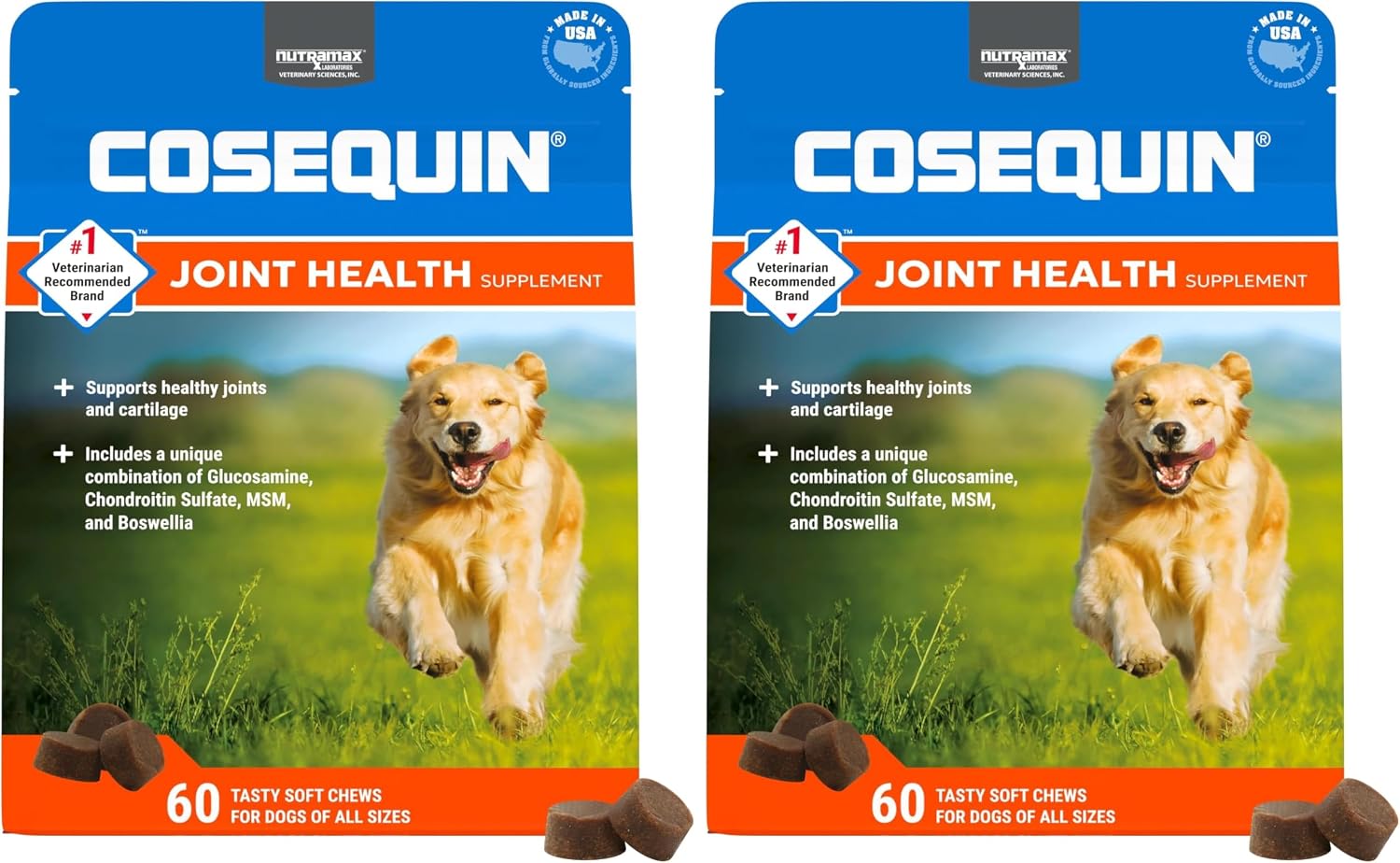 Nutramax Laboratories Cosequin DS Plus MSM Professional Line for Dogs, 60 Soft Chews - Image 11