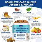 Asumtal chicken flavored soft chews for feline immune and skin coat support directions label