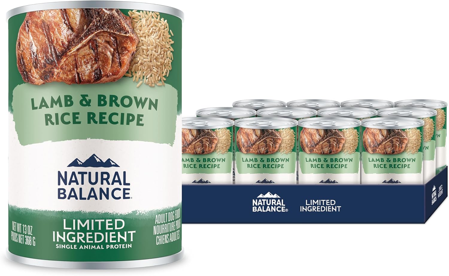 Natural Balance Limited Ingredient Grain-Free Wet Canned Dog Food - Rich Animal Protein Source - Balanced Nutrition - Soy-Free, Gluten-Free - 13 oz - Salmon & Sweet Potato Recipe - 6 Pack - Image 11