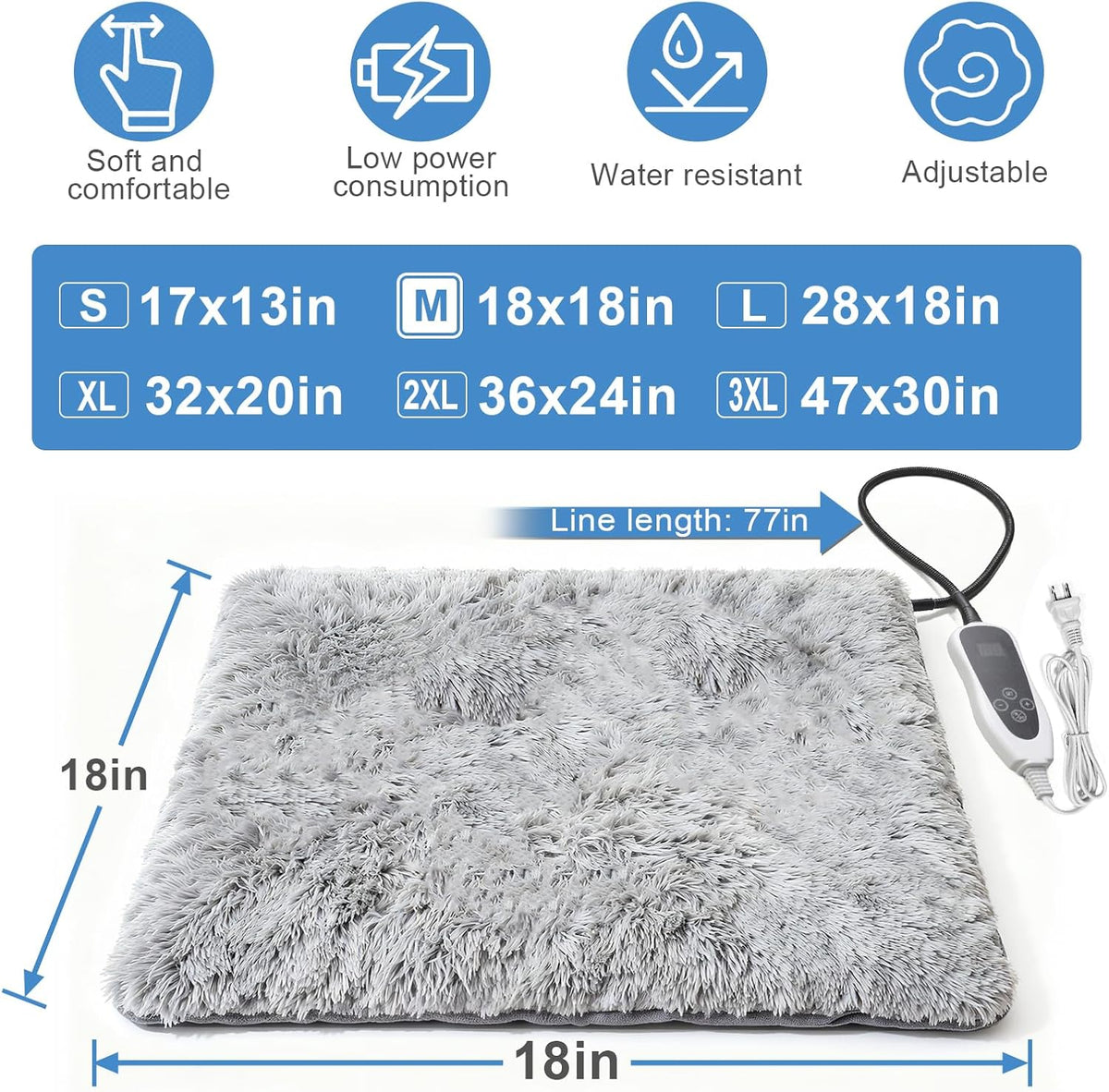 Golopet smart thermostat controller for cat heating pad