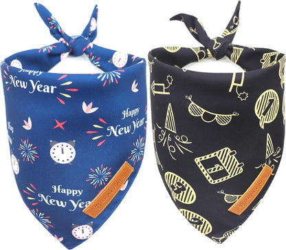 Realeaf 4th of July Dog Bandanas 2 Pack, Reversible American Flag Pet Scarf for Boy and Girl, Premium Durable Fabric, Patriotic Bandana for Medium and Large Dogs (Large) - Image 12