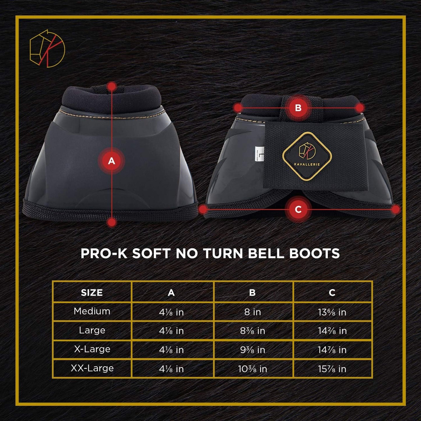 Pair of black Kavallerie PRO-K protective boots displayed side by side.