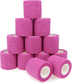 Self Adhesive Bandage Wrap Animal Cohesive Bandage Self Adherent Wrap First Aid Tape for Dogs Cats Horses Birds & Wrist Healing Ankle Sprain (2 Inch Heart 6 Rolls) - Image 12