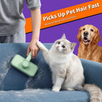 Rundik pet hair remover held in hand for scale