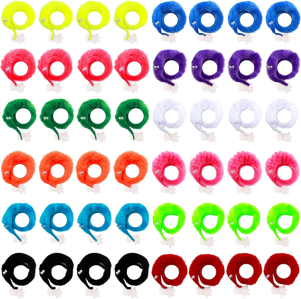 Ccinee 48 piece magic twisty worm set front view