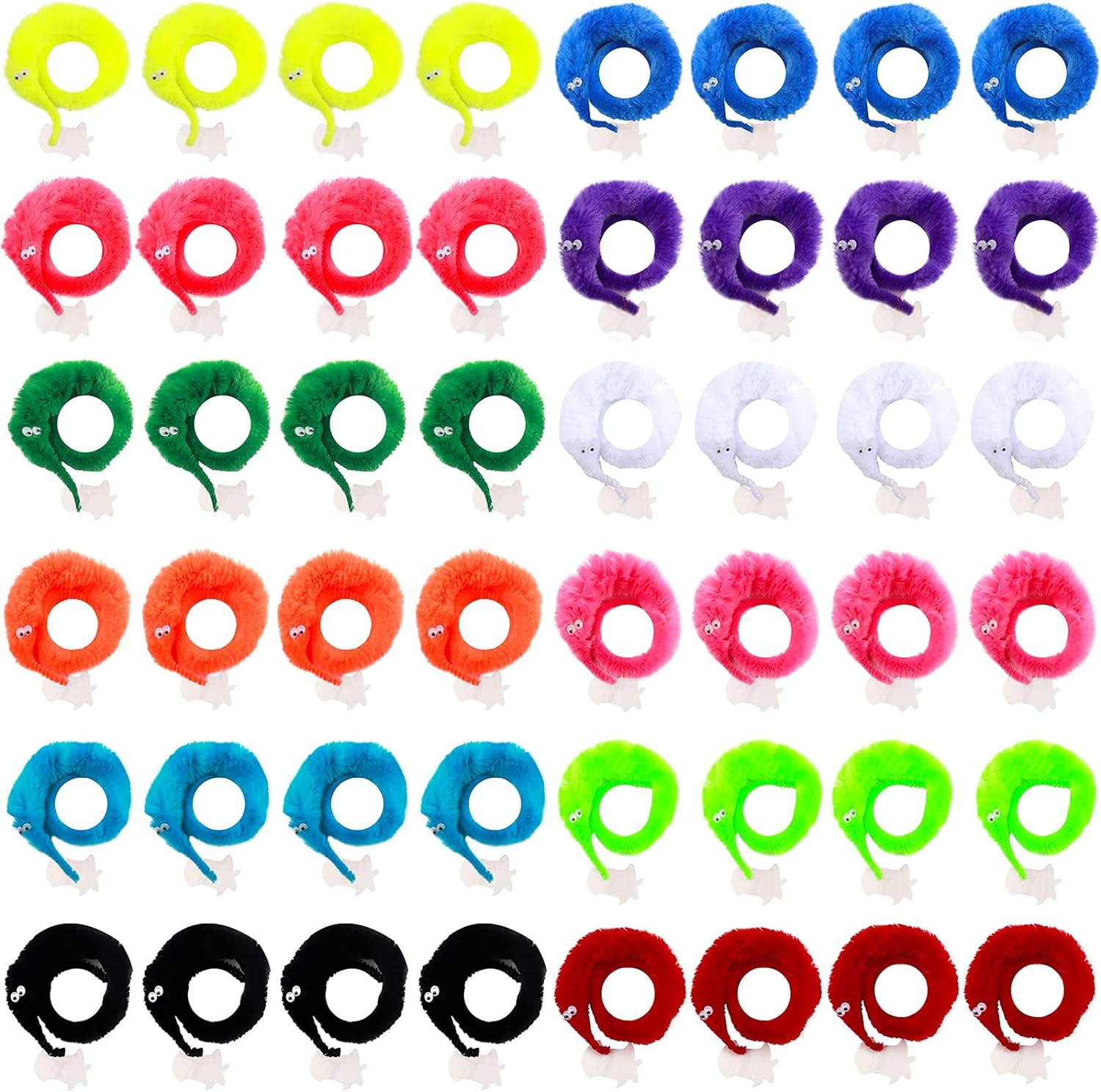 Ccinee 48 piece magic twisty worm set front view