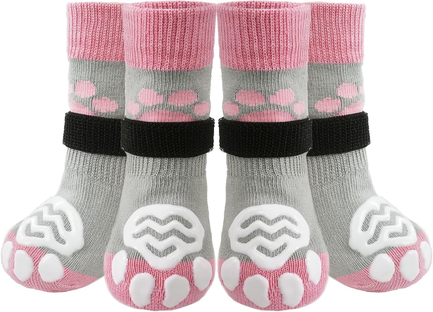 Two pairs of Pupteck pet socks in packaging