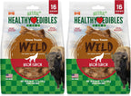 Nylabone Healthy Edibles WILD Natural Dog Chew Treats, Bison Flavor, Small Dogs Up to 20 lbs - Made in USA (16 Count) - Image 13