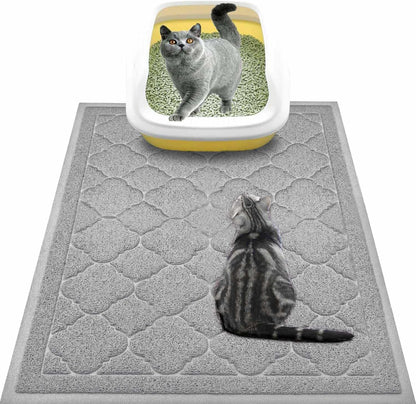 WePet Kitty PVC Pad being washed with water for easy pet hygiene maintenance