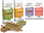 Supreme Selective Naturals Garden Sticks treat pack ingredients display