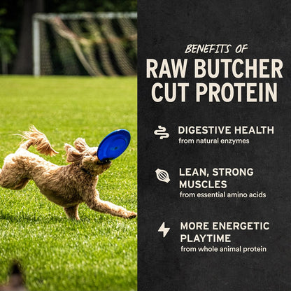 Grain free high protein butcher cut beef liver snacks for dogs