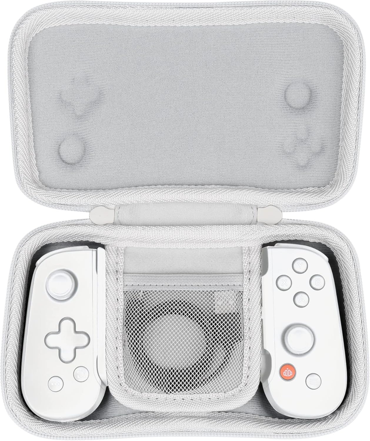 Aenllosi heavy duty mobile controller protective cover attached to a travel backpack