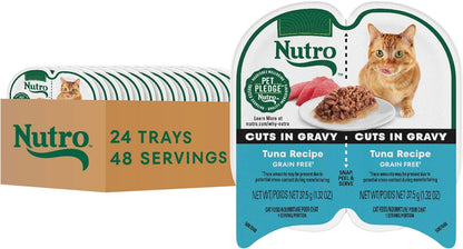 Nutro Perfect Portions Wet Cat Food Gravy Cuts Variety Pack, Cat Food Wet Recipe, Turkey or Chicken Recipe, 2.6 oz. Twin-Pack Trays, 12 Pack - Image 12