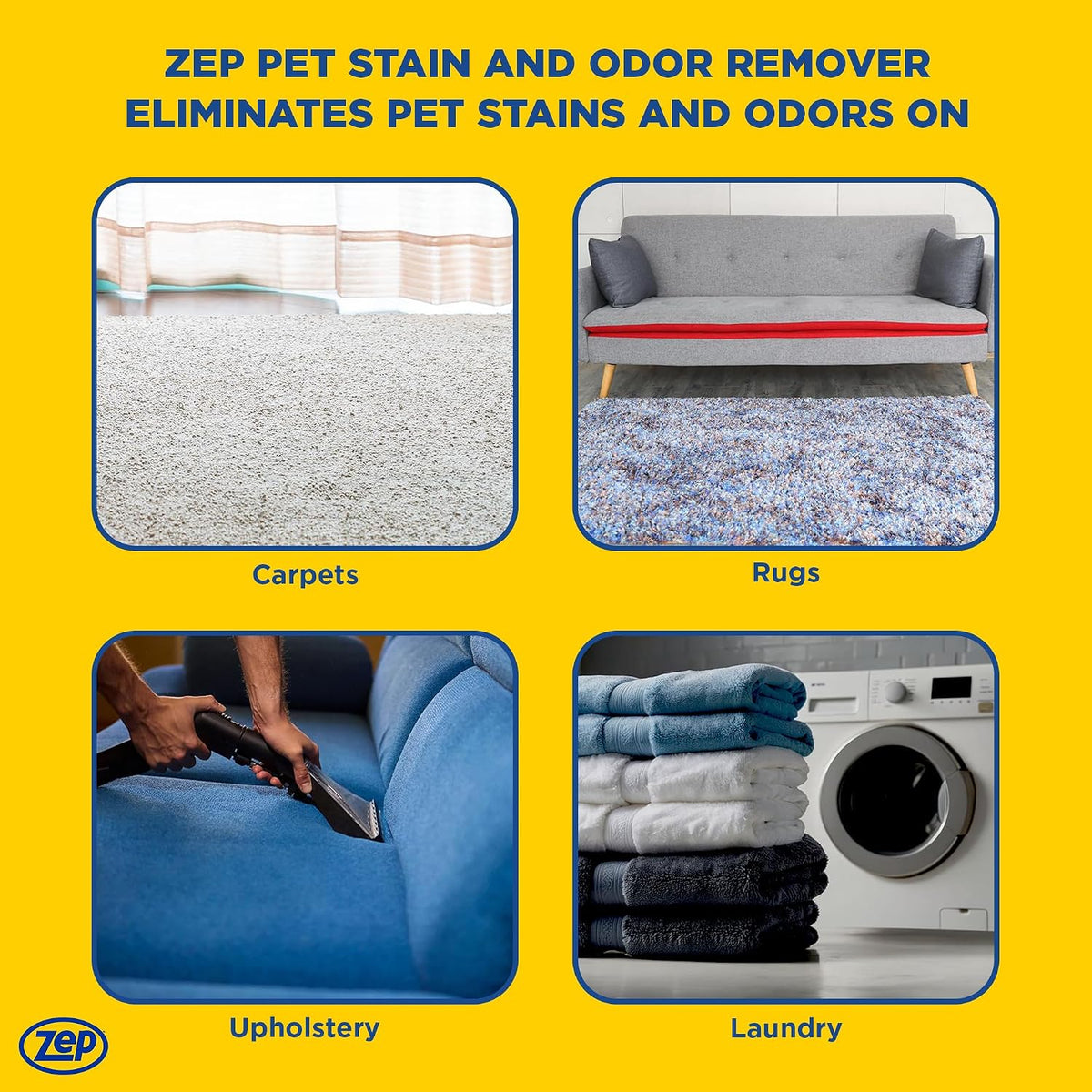 Zep carpet and upholstery stain remover multi pack