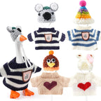 4 Set 7inch Desk Goose Outfits, Mini Desktop Goose clothes Desk Goose Accessories Set for Magnetic Goose Statue - Image 11