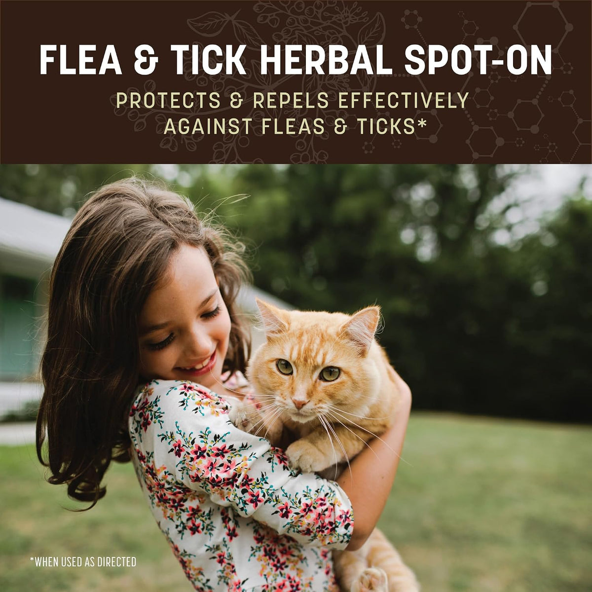 Earth Animal natural flea and tick spot on three monthly applications tubes arranged neatly