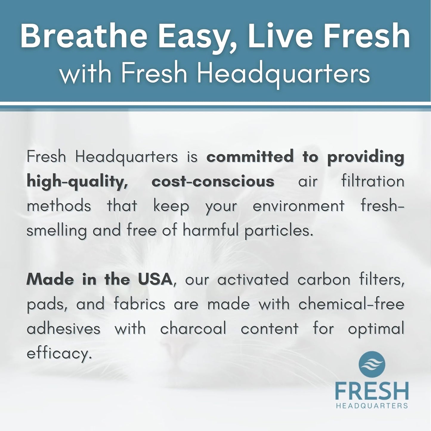 Unscented pre cut carbon filter sheets for automated pet waste drawers