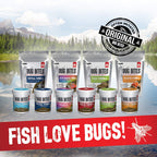 Medium to large cichlid fish food jar top view