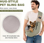 Cuddlissimo! puppy sling bag with drawstring opening