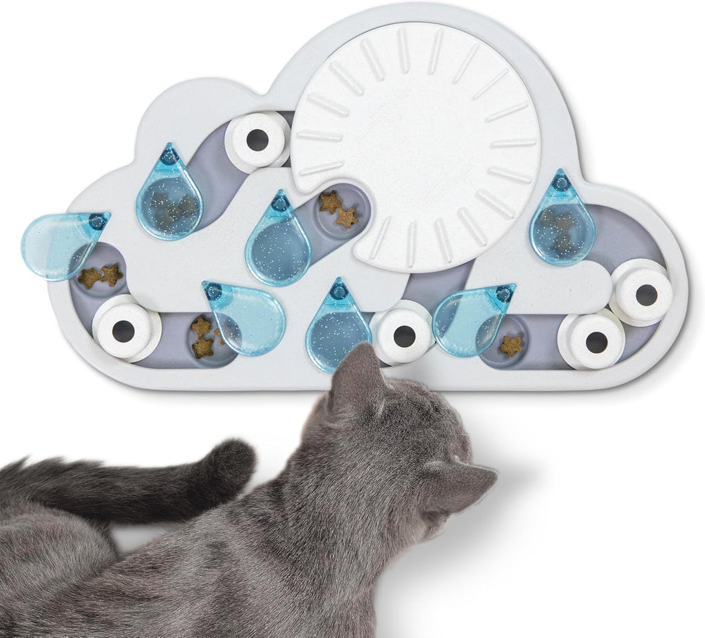 Catstages Nina Ottosson Buggin' Out Puzzle & Play Cat Puzzle Feeder - Interactive Treat Game for Indoor Cats, Level 2 Slow Feeder Enrichment Toy, 13.9" x 11.5" - Image 10
