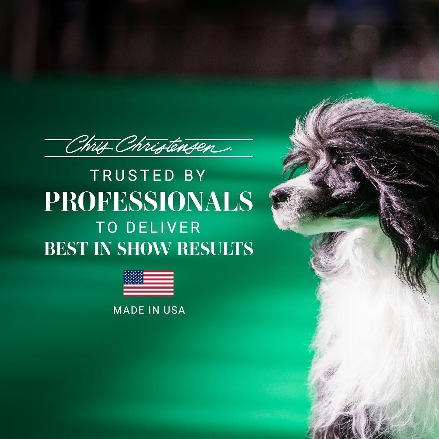 Chris Christensen professional finishing mist spray for all dog breeds