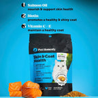Pet Honesty Omega 3 cat supplement for itchy dry skin relief close up.