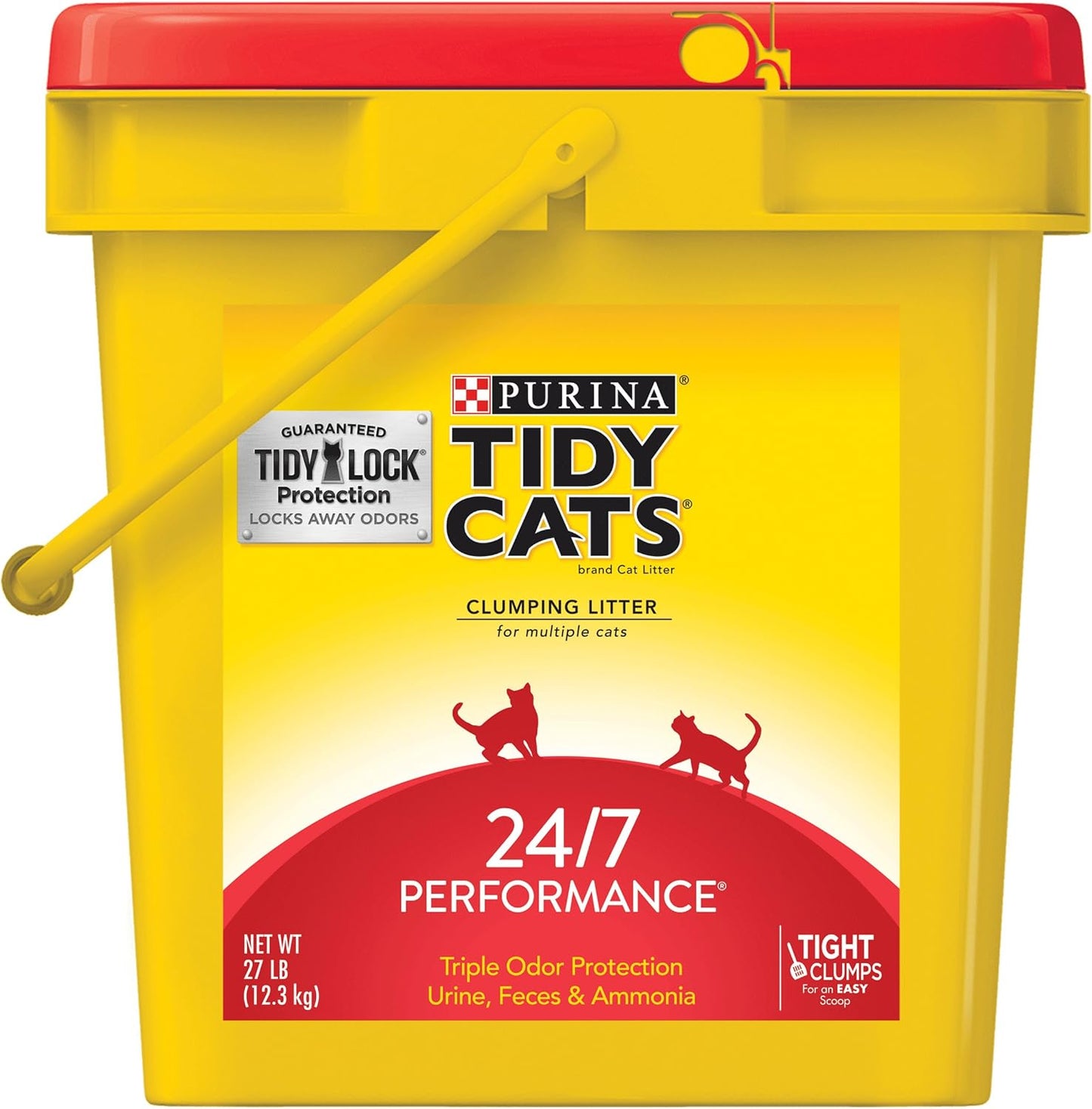 Purina Tidy Cats LightWeight4-In-1 Strength Multi-Cat, Odor control, Clumping, 99.9 Percent Dust Free Cat Litter - 17 lb. Box - Image 12