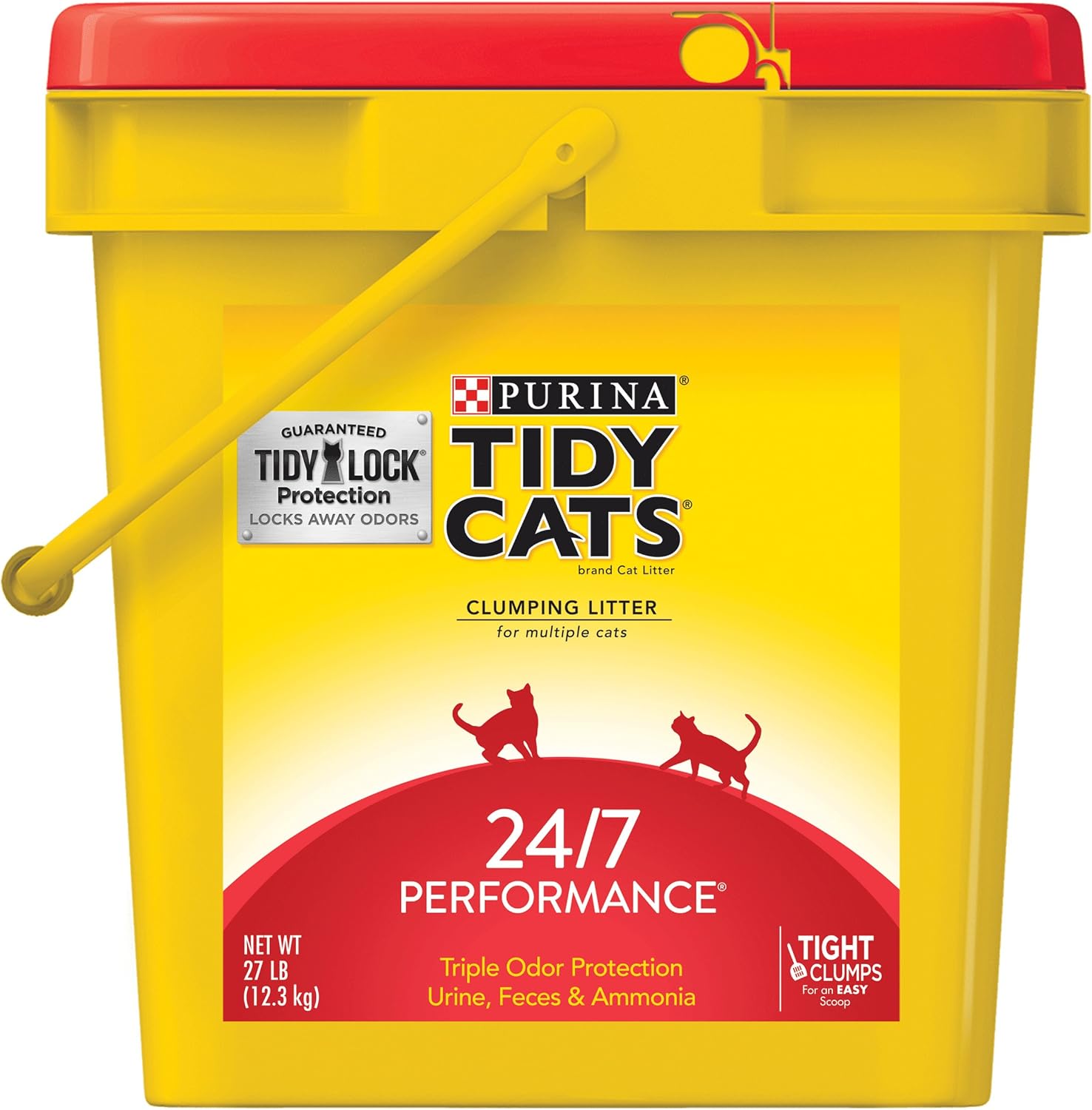 Purina Tidy Cats LightWeight4-In-1 Strength Multi-Cat, Odor control, Clumping, 99.9 Percent Dust Free Cat Litter - 17 lb. Box - Image 12