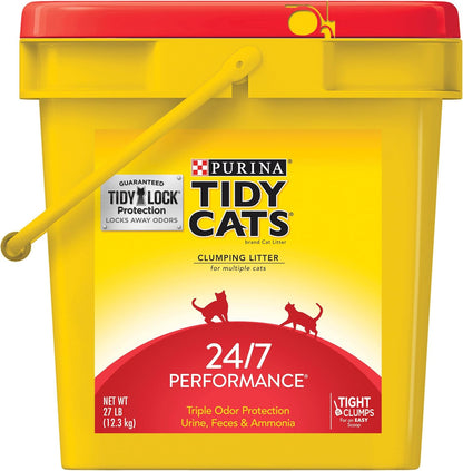 Purina Tidy Cats LightWeight4-In-1 Strength Multi-Cat, Odor control, Clumping, 99.9 Percent Dust Free Cat Litter - 17 lb. Box - Image 12