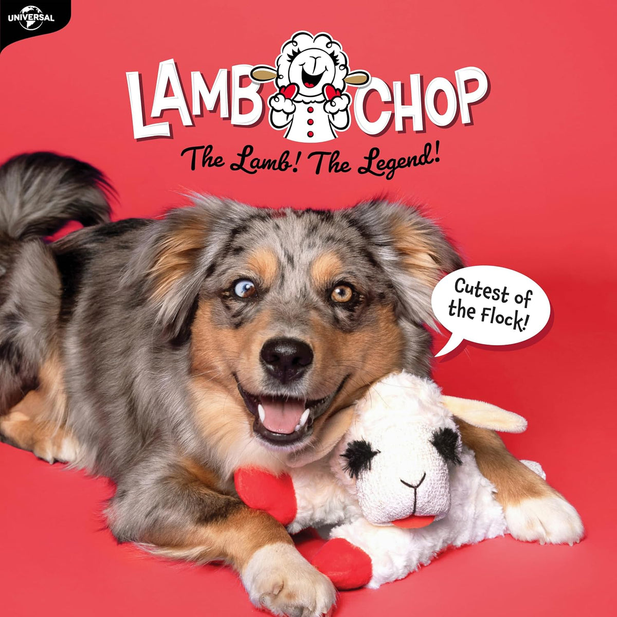 Multipet Lamb Chop squeaky toy for medium dogs