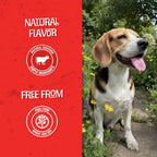Back of Chomp'ems Purehide packaging showing ingredients and protein content