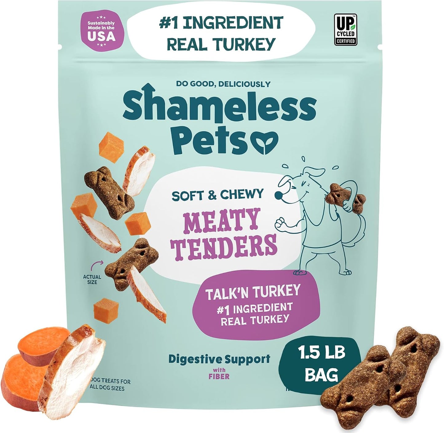 Shameless Pets Soft Dog Treats - Bacon Me Crazy Meaty Tenders, Soft & Chewy Treats for Dogs, Real Bacon 1st Ingredient, Grain Free, Healthy Treats for Small, Medium & Large Dogs, 8oz - Image 12