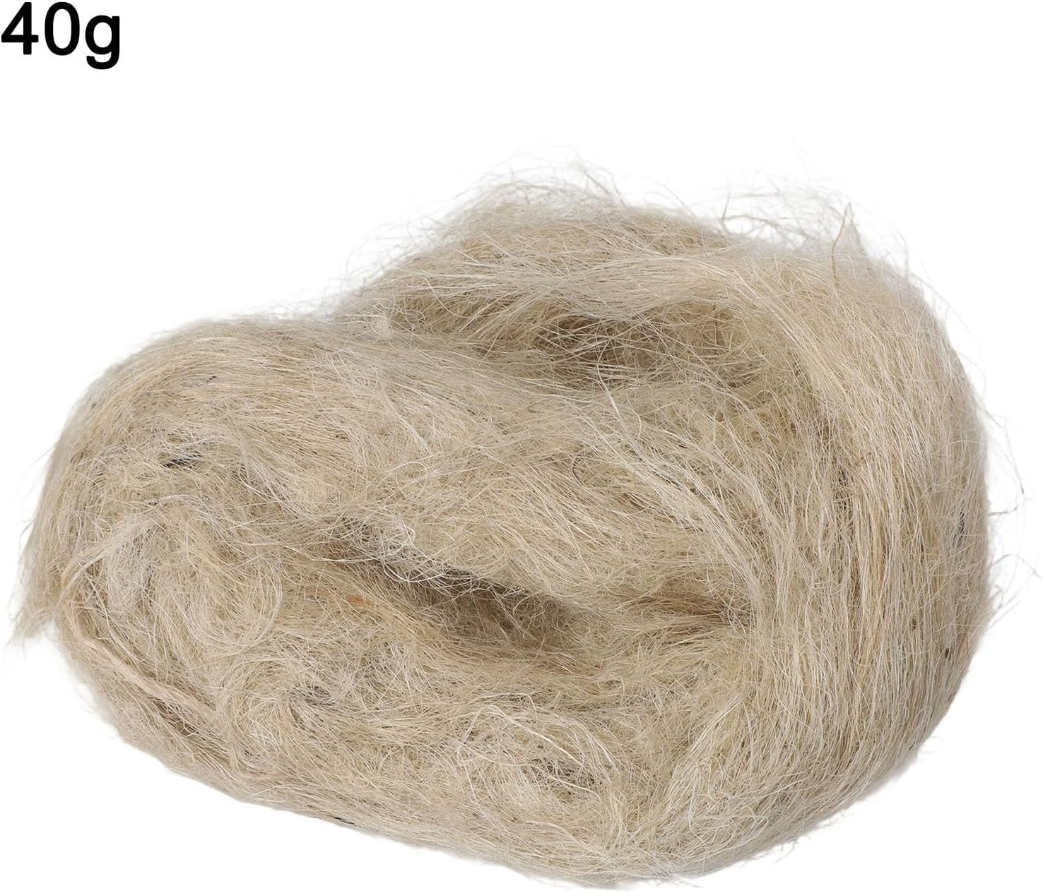Natural biodegradable nesting fibers for canary breeding
