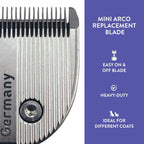 Rust resistant chrome finish Number 30 trimmer blade for dog grooming