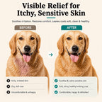 Natural Dog Company sensitive skin wash label details