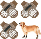 BEAUTYZOO Anti Slip Dog Socks for Small Medium Large Dogs with Grips Straps on Hardwood Floor Protection Wear, Traction Control 3 Pairs Double Side Paw Protector to Prevent Licking for Girl or Boy - Image 11