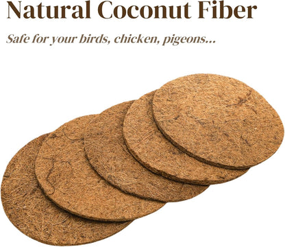 Stack of 15 Eorbow nesting pads for chickens and parakeets