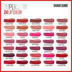 Maybelline Super Stay 24, 2-Step Liquid Lipstick Makeup, Long Lasting Highly Pigmented Color with Moisturizing Balm, Perpetual Plum, Purple, 1 Count - Image 4