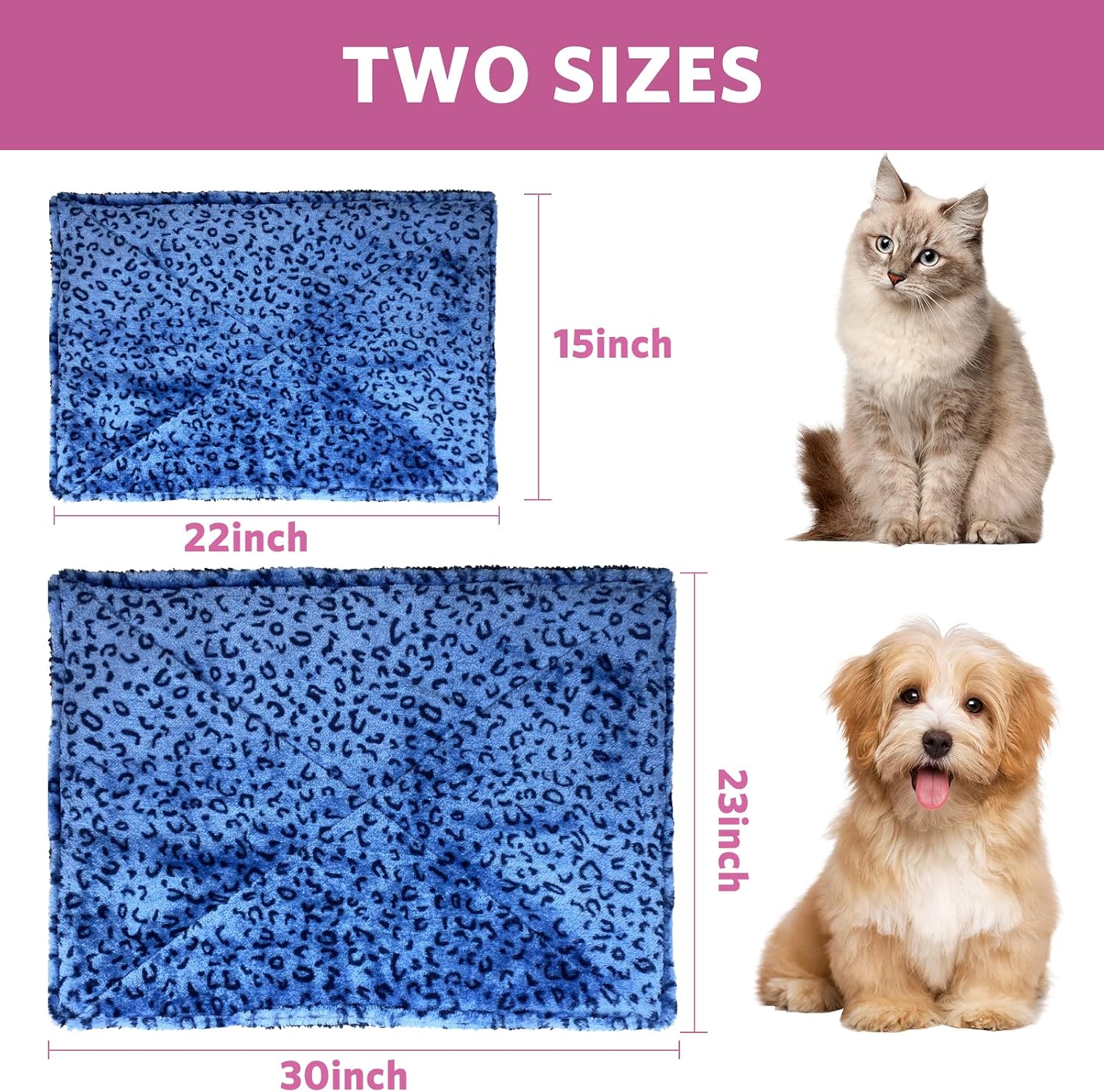 MARUNDA Self Warming Cat Bed, Super Soft Cat Dog Pet Bed, Super Soft Cat Dog Pet BedThick Fabric, Double-Sided Usable Washable, Non Electric. - Image 9