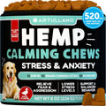 Artullano Hemp Calming Chews for dogs front view packaging
