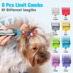 Gooad quiet dog grooming trimmer demonstrating ergonomic handle design.