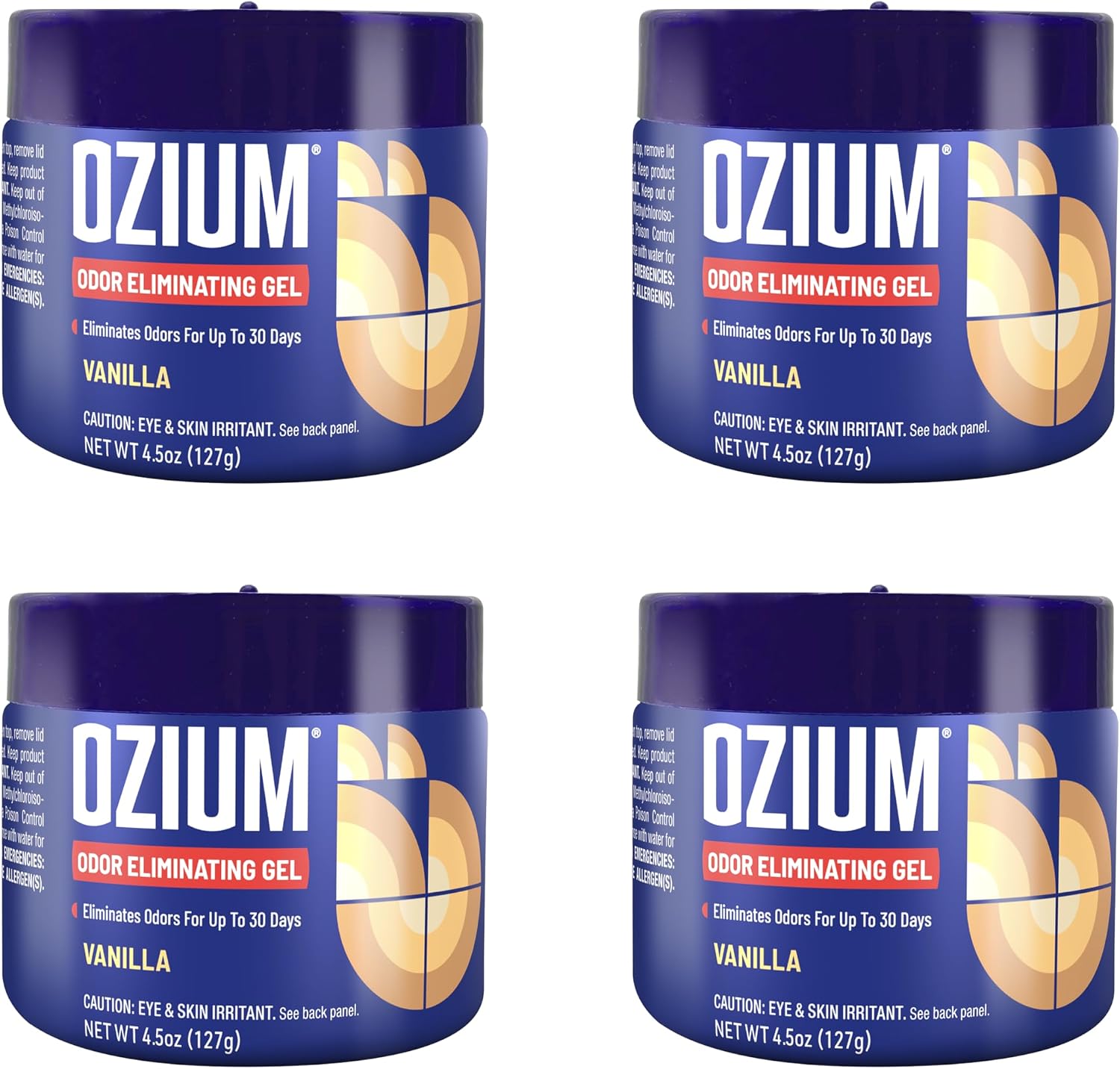 Ozium Odor Eliminating Gel - 4.5oz Air Freshener Alternative for Smoke, Pets, and Musty Odors - Long Lasting Odor Remover for Cars, Homes, Closets and Small Spaces - Citrus - Image 15