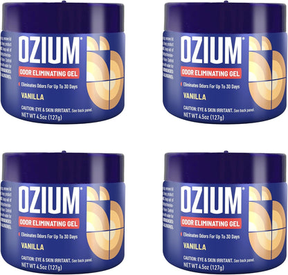 Ozium Odor Eliminating Gel - 4.5oz Air Freshener Alternative for Smoke, Pets, and Musty Odors - Long Lasting Odor Remover for Cars, Homes, Closets and Small Spaces - Citrus - Image 15