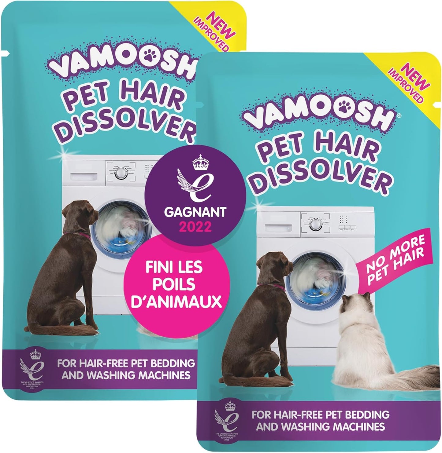 Vamoosh Pet Hair Remover 600g pack front view