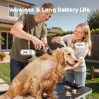 Heapets low noise cat and dog clipper blade detail close up