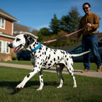 Tiffpaws premium dual handle pet lead for walking and running