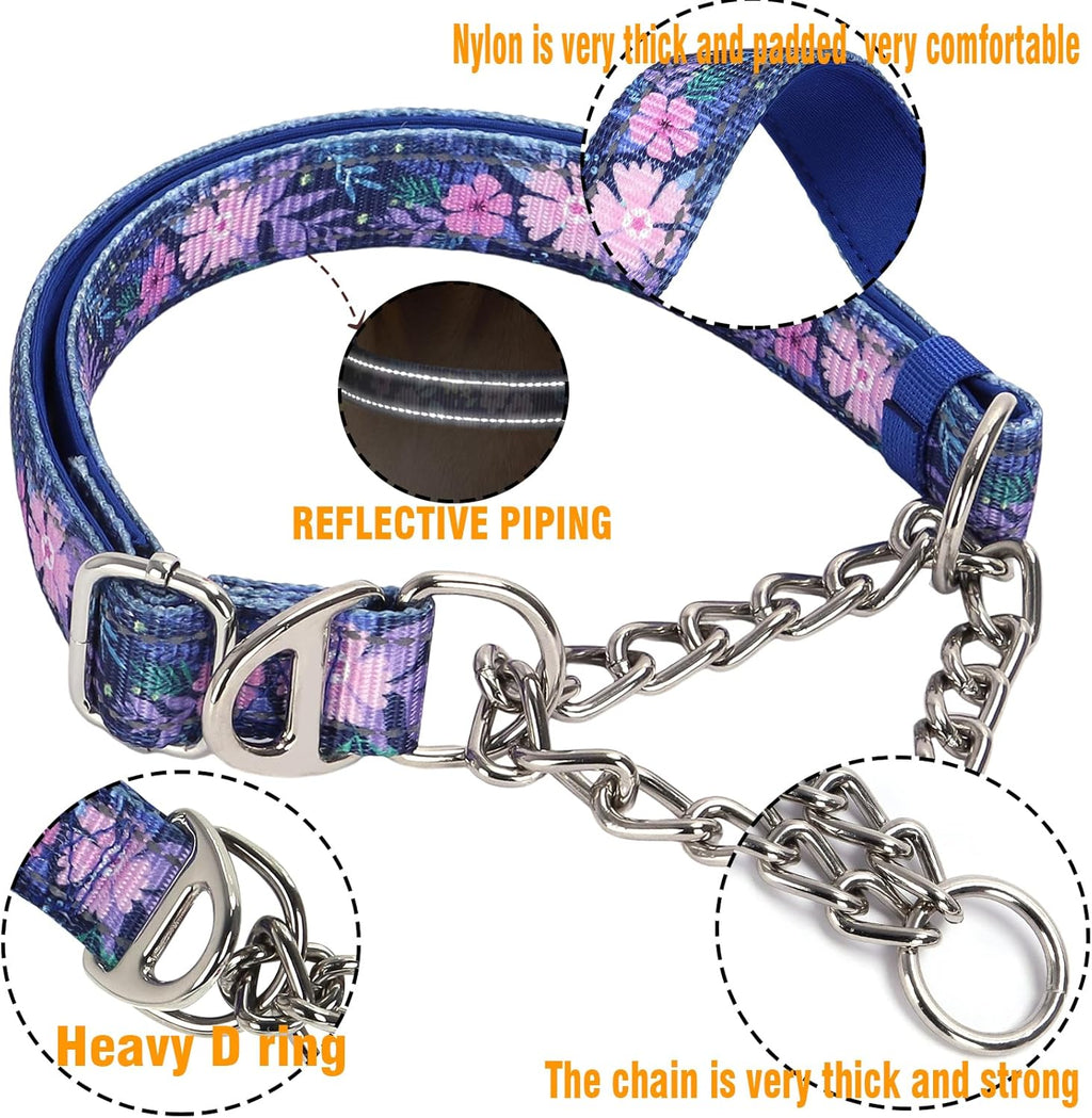 Soft padded training collar for large dogs showing inner lining comfort.