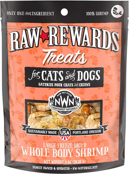 Northwest Naturals Raw Rewards Freeze-Dried Green Lipped Mussel Treats for Dogs and Cats - Bite Sized Pieces - Grain Free - 1 Ingredient - Healthy - Human Grade - All Natural - USA Made - 2 Oz - Image 11