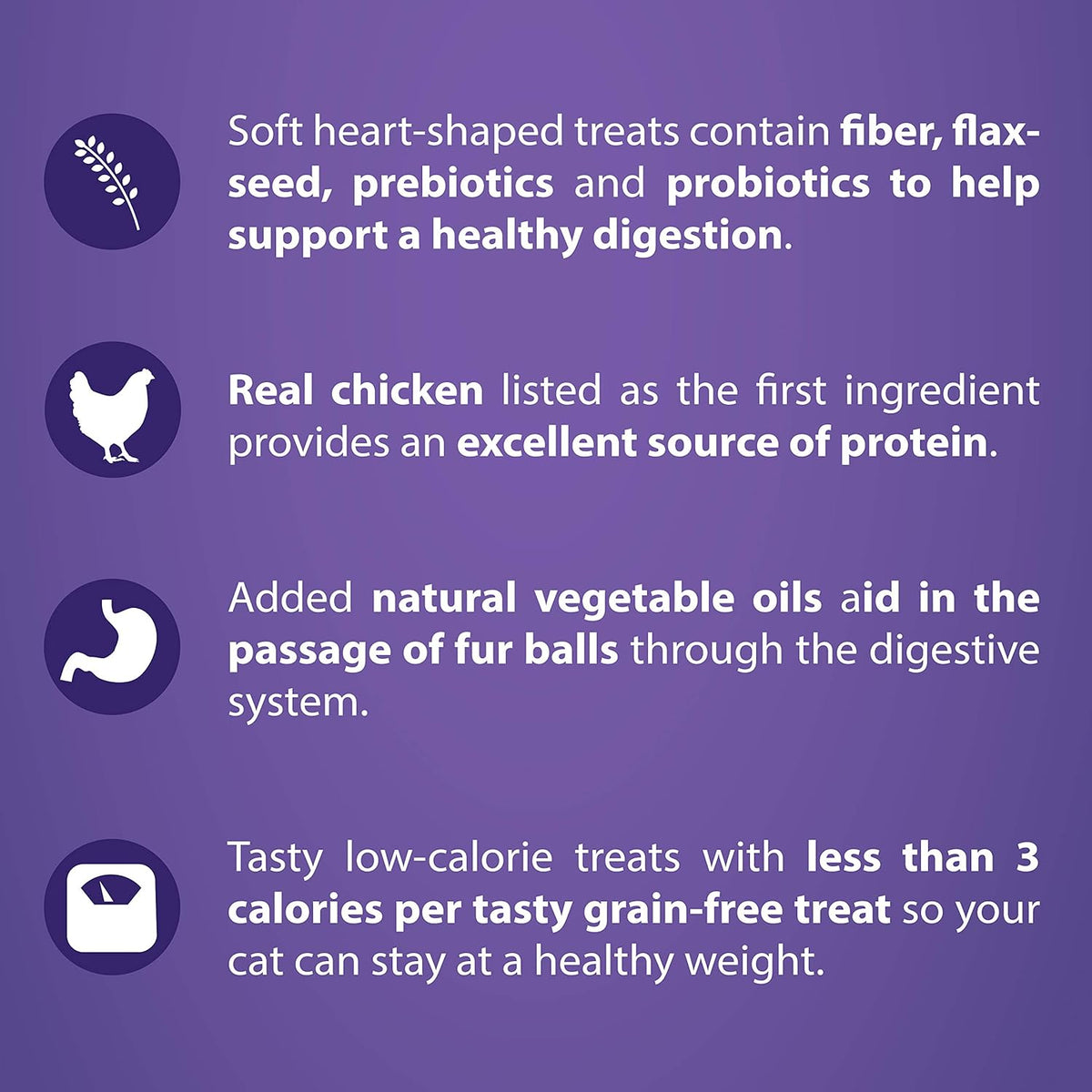 Get Naked digestive health cat treats nutrition facts label